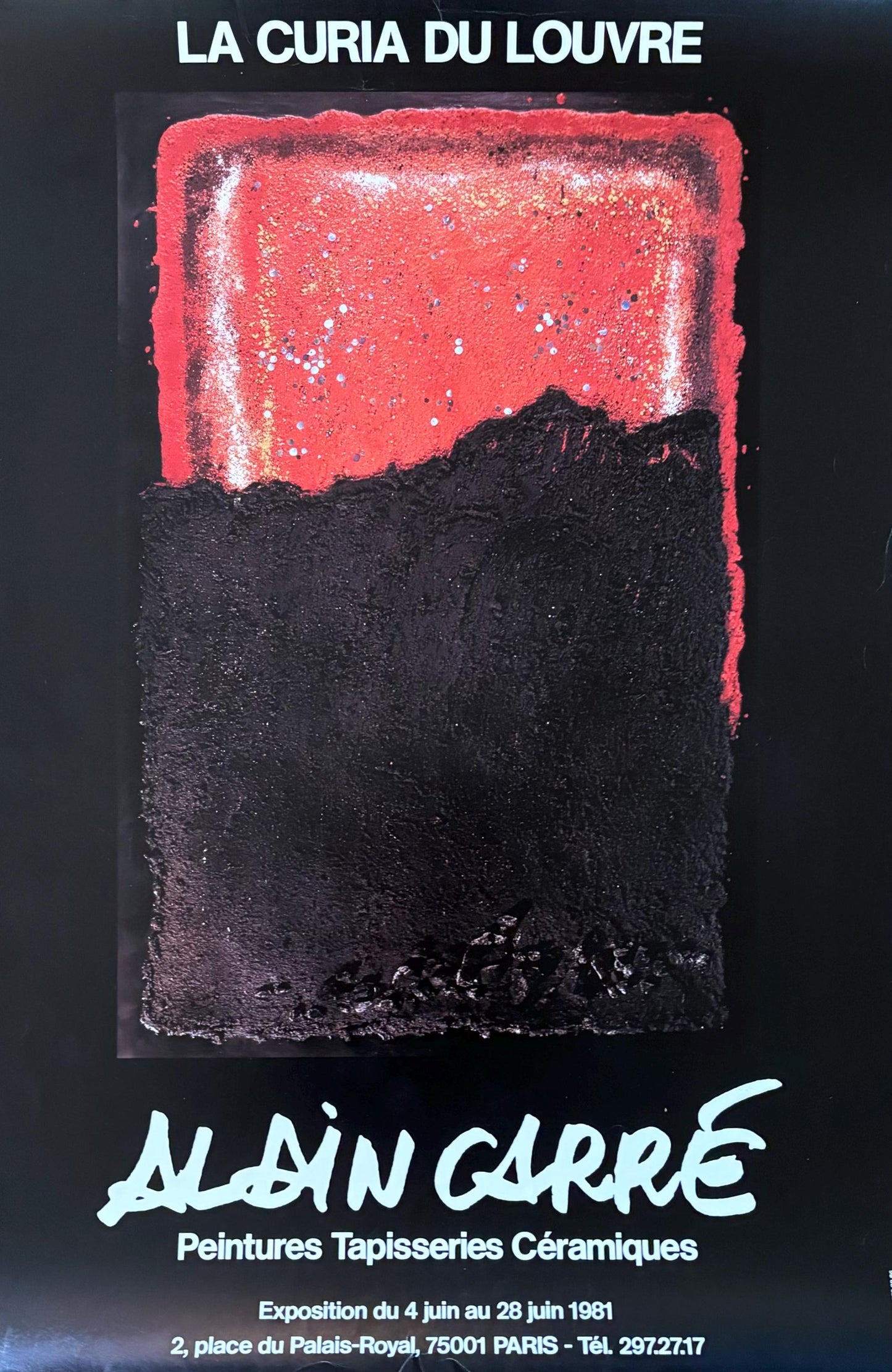 Alain Carré art exhibition poster - 15.7"×23.6" (40×60cm)