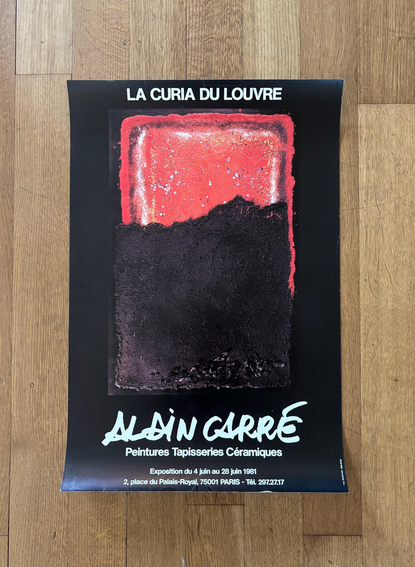 Alain Carré art exhibition poster - 15.7"×23.6" (40×60cm)