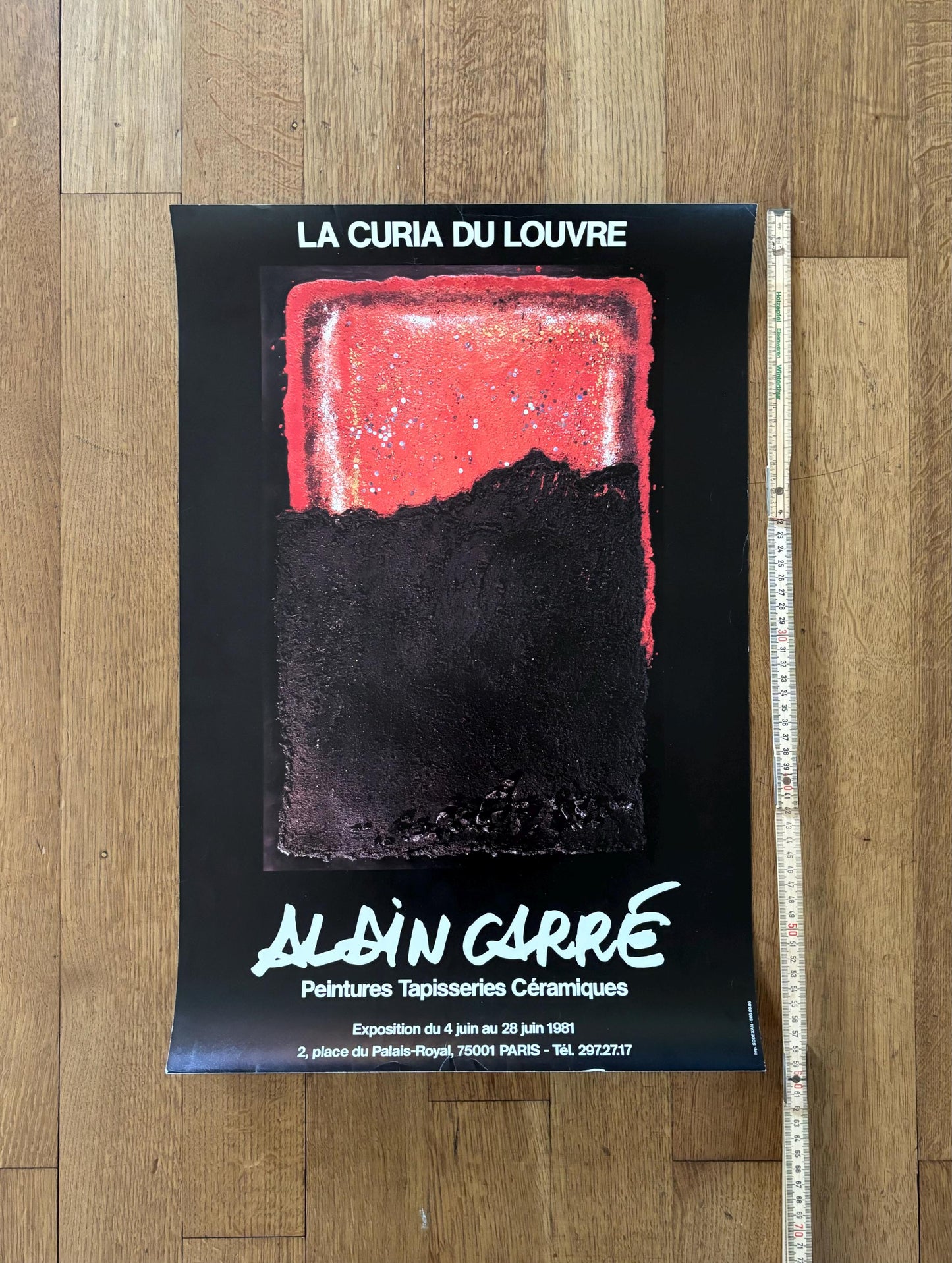 Alain Carré art exhibition poster - 15.7"×23.6" (40×60cm)