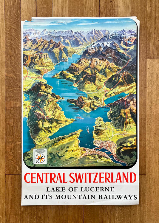 Louis Koller original art poster - 25.2"×40.2" (64×102cm)