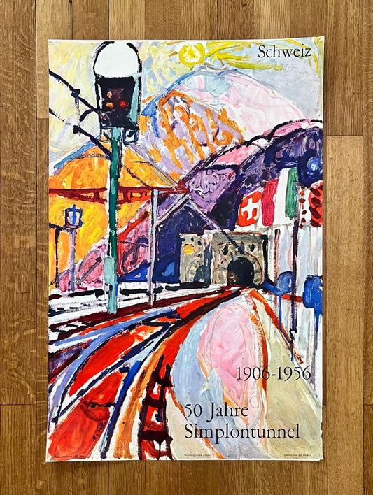 Hans Falk original art poster - 25.4"×39.0" (64.5×99cm)