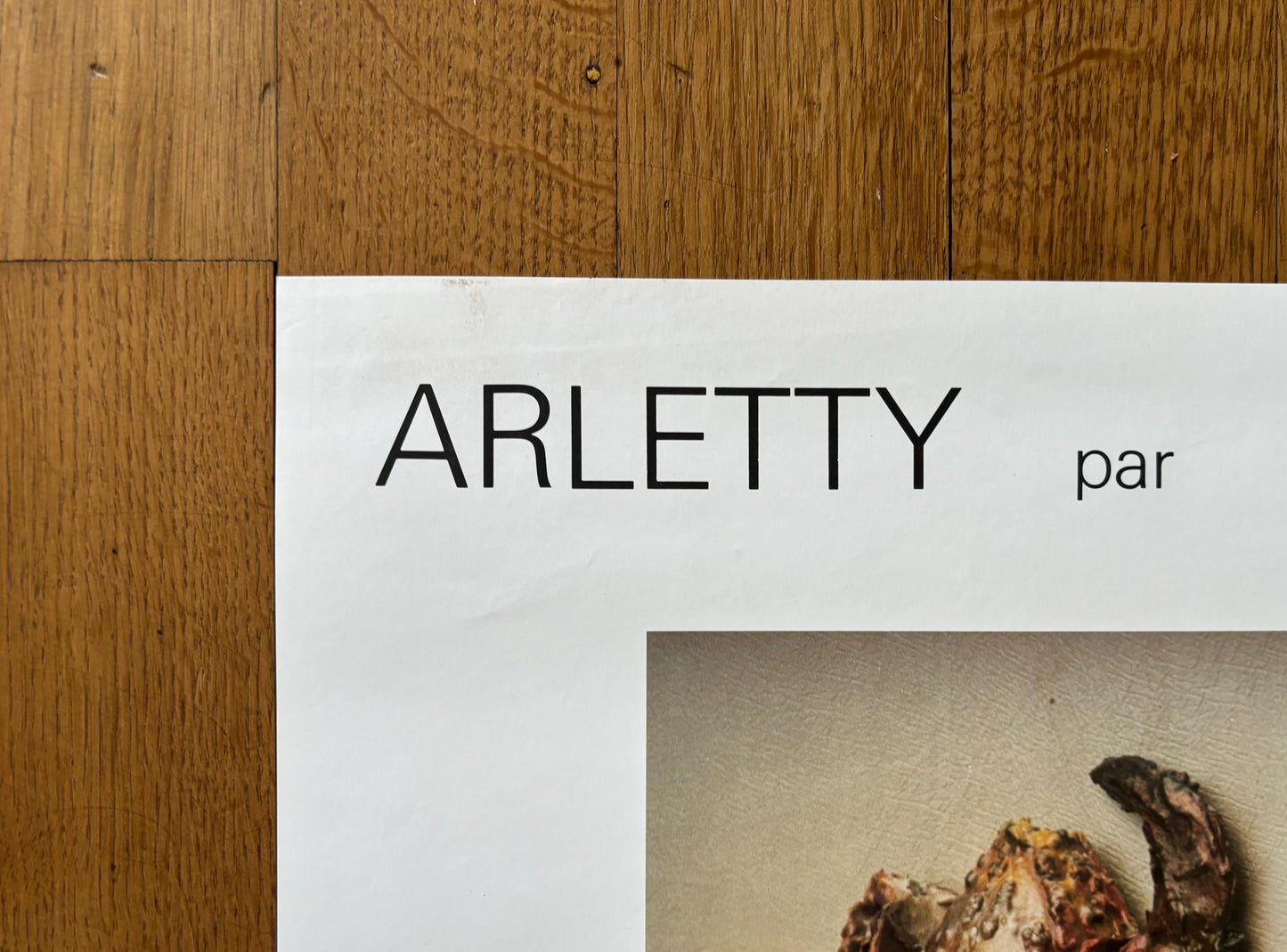 Arletty par Cartero original art exhibition poster