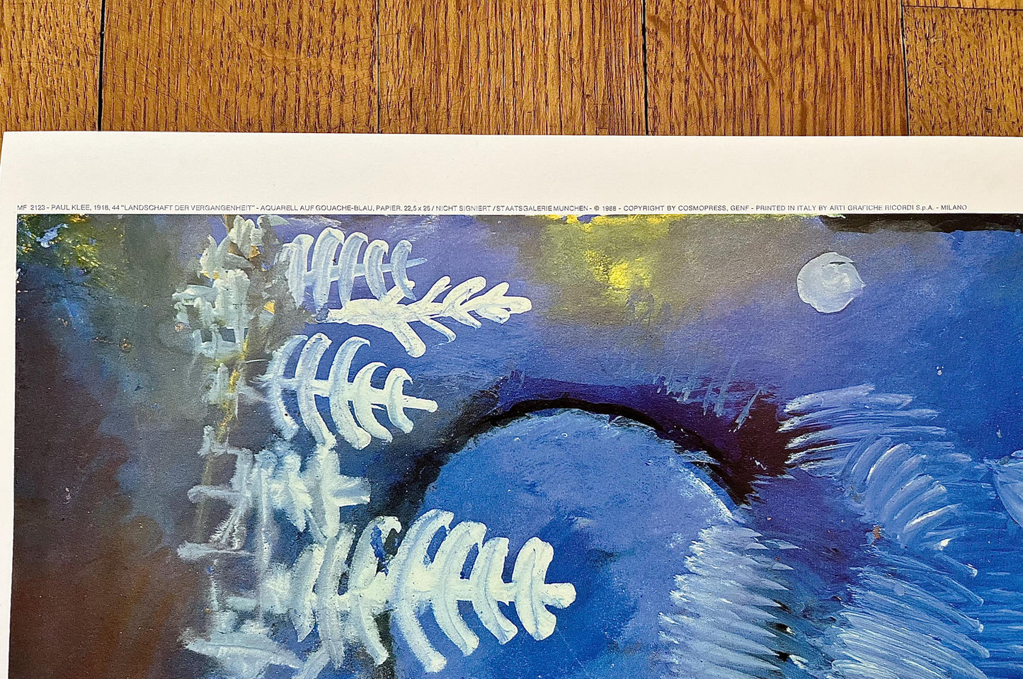 Paul Klee original art poster - 19.7"×15.7" (50×40cm)