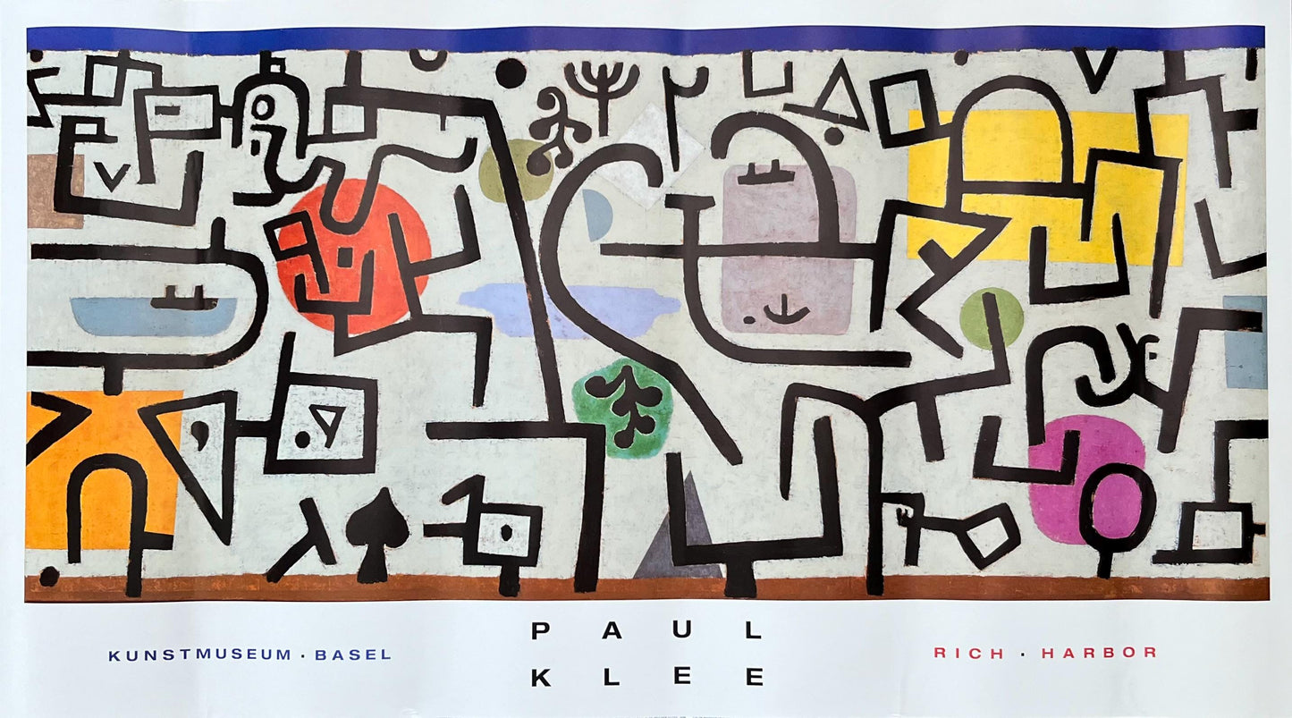 Paul Klee original art poster - 22.0"×40.2" (56×102cm)