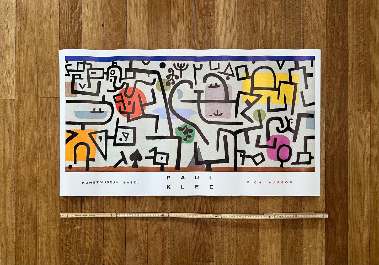 Paul Klee original art poster - 22.0"×40.2" (56×102cm)
