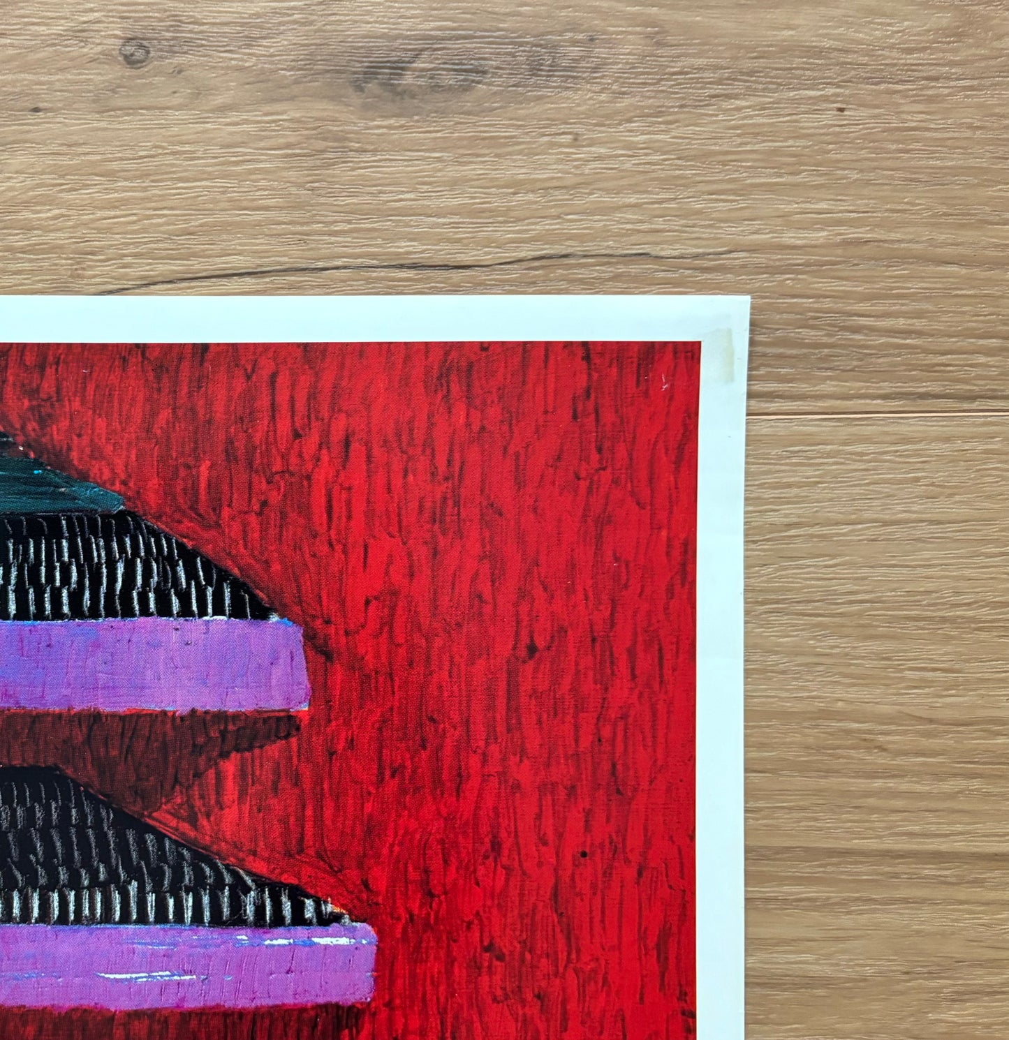 David Hockney original art poster used - 21.6"×27.5" (55×70cm)