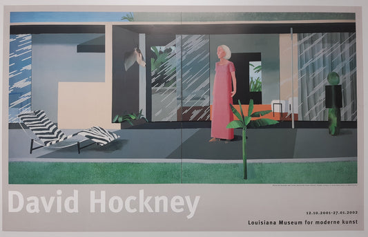 David Hockney original art poster - 19.7"×31.5" (50×80cm)
