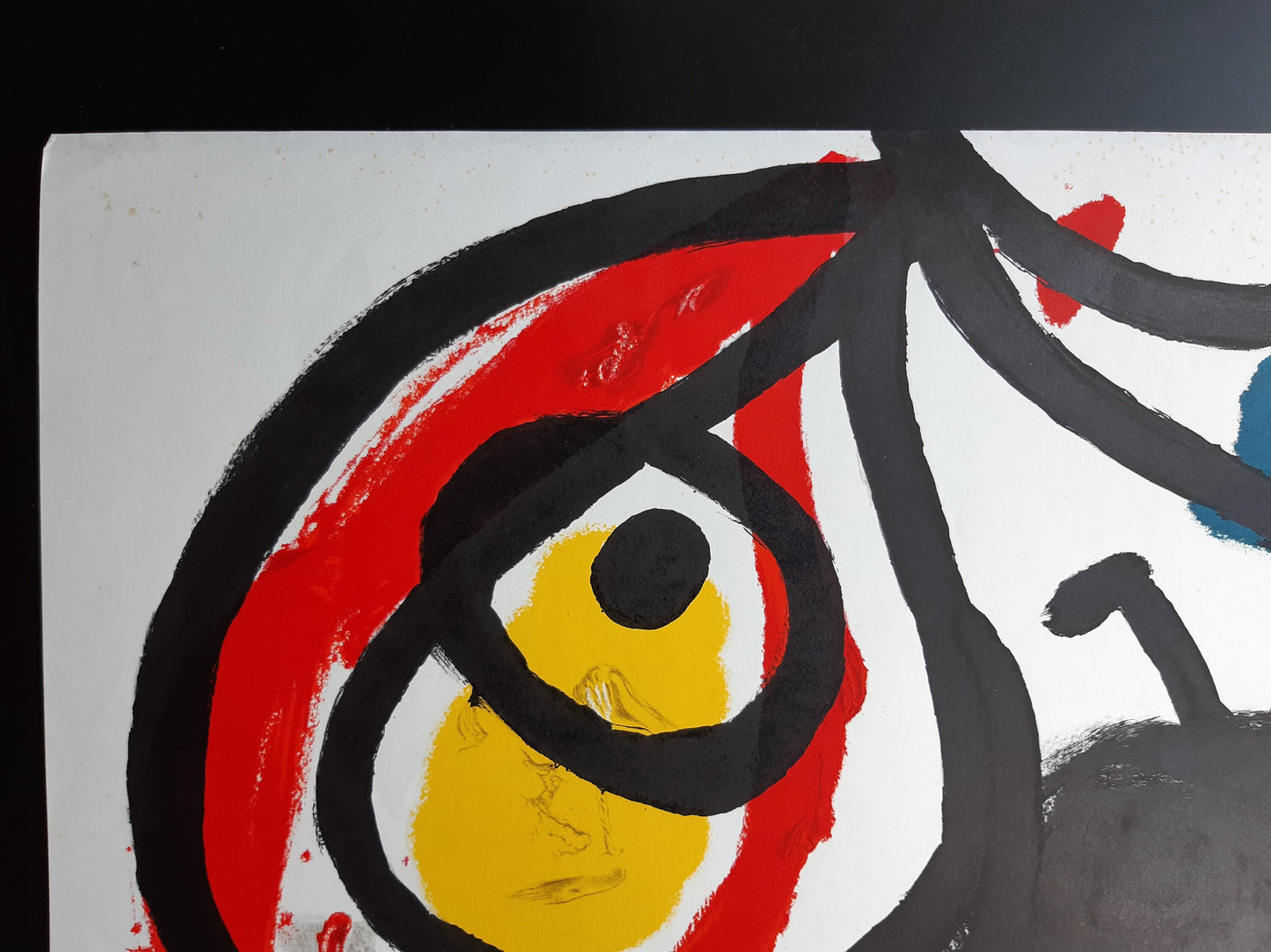 Miro original art poster - 21.1"×34.1" (53.5×86.5cm)