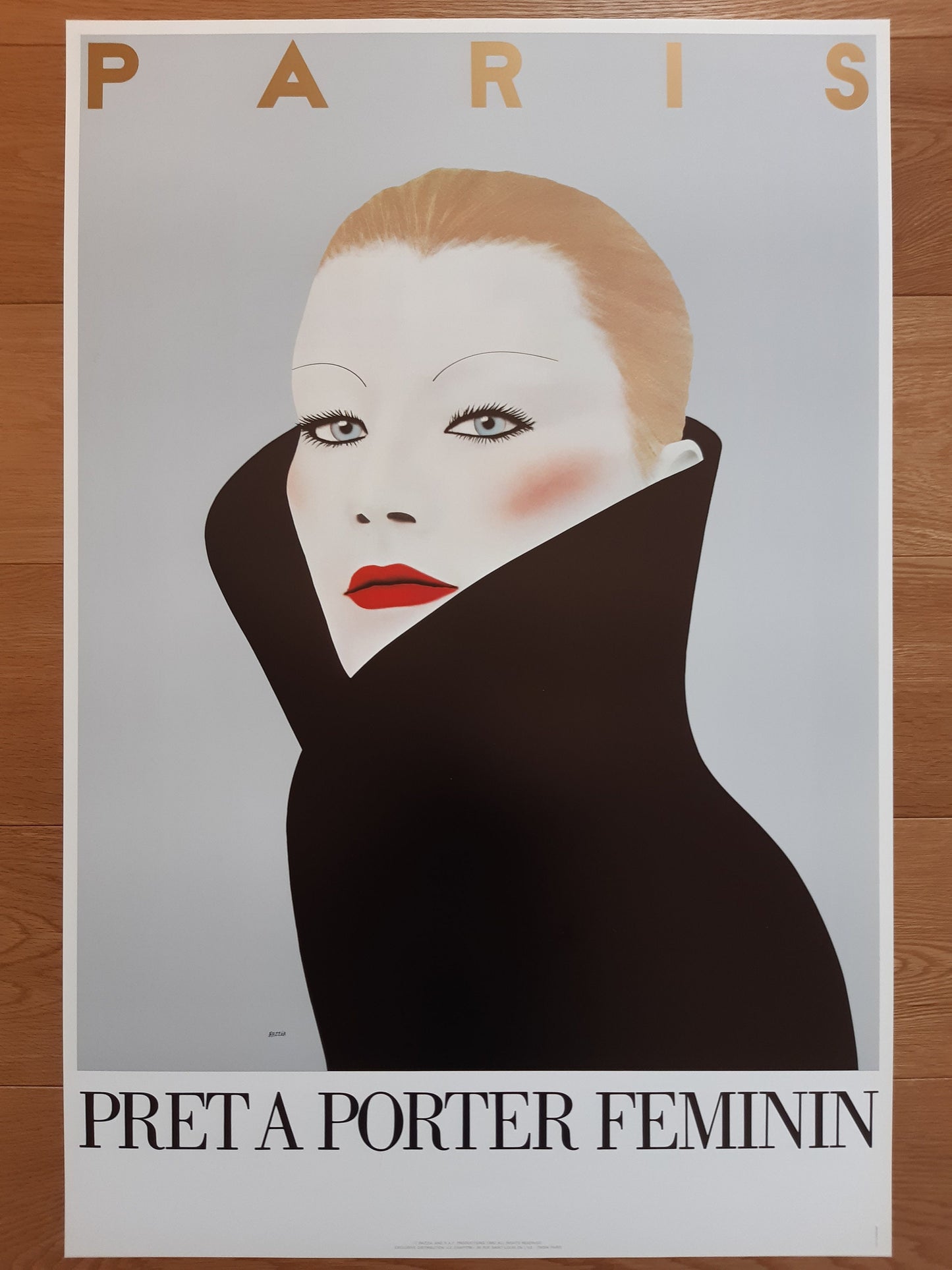 Prèt a porter Feminin Paris Razzia poster - 23.6"×35.4" (60×90cm)