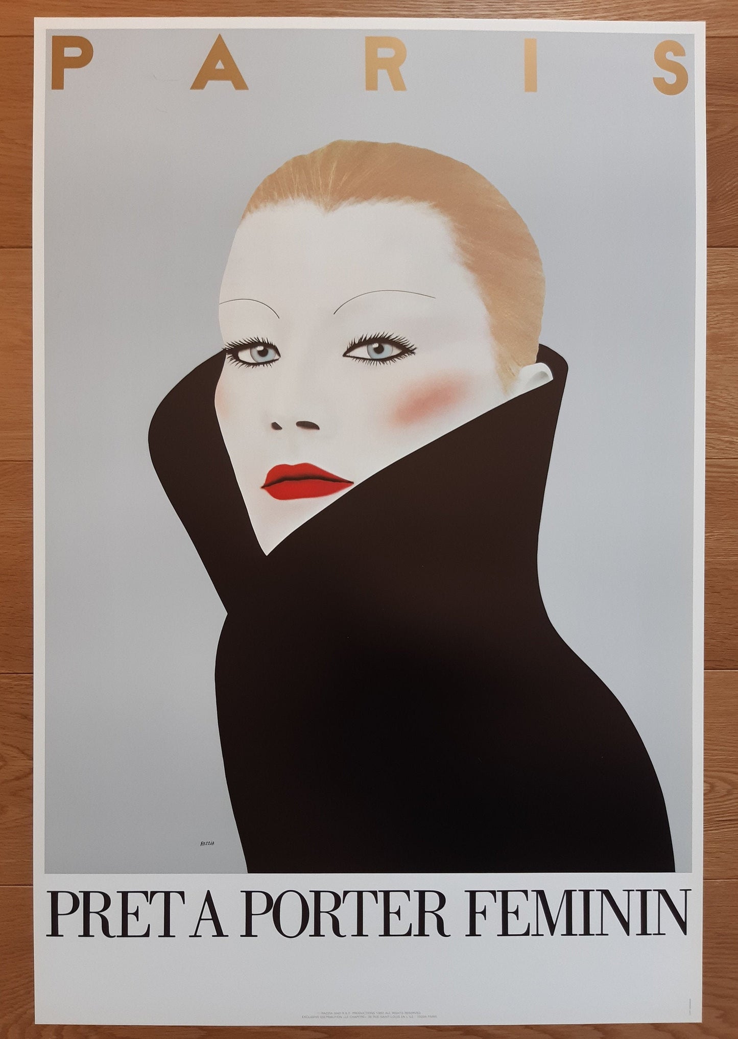 Prèt a porter Feminin Paris Razzia poster - 23.6"×35.4" (60×90cm)