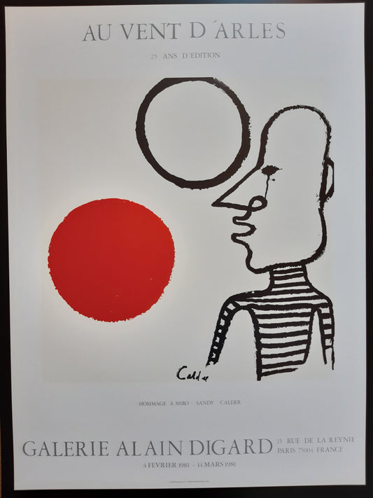 Calder original art poster - 23.6"×31.5" (60×80cm)