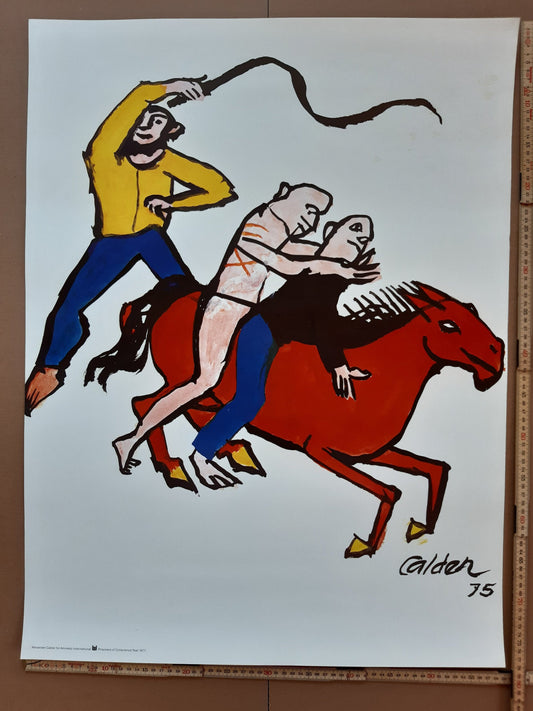 Amnesty International original poster Calder - 23.2"×30.7" (59×78cm)