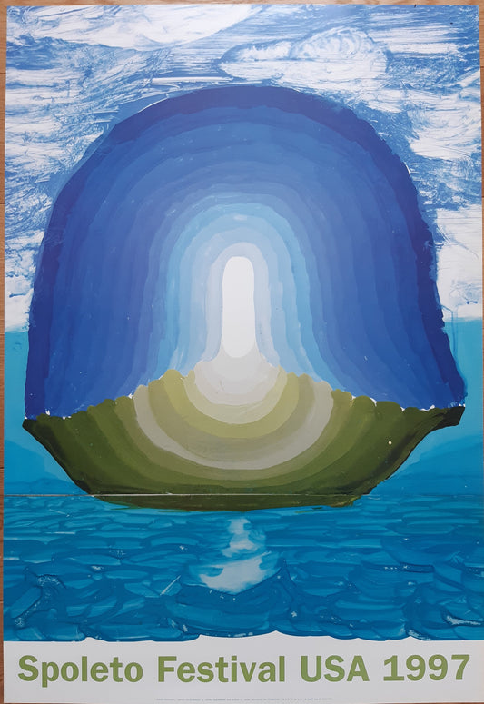 David Hockney original art poster Spoleto Festival - 27.0"×39.4" (68.5×100cm)