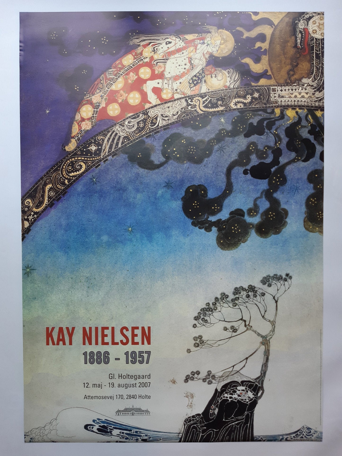 Kay Nielsen art exhibiton poster - 27.6"×39.4" (70×100cm)