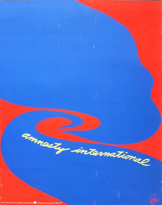 Amnesty International Youngerman original poster - 25.3"×31.9" (64.2×81cm)