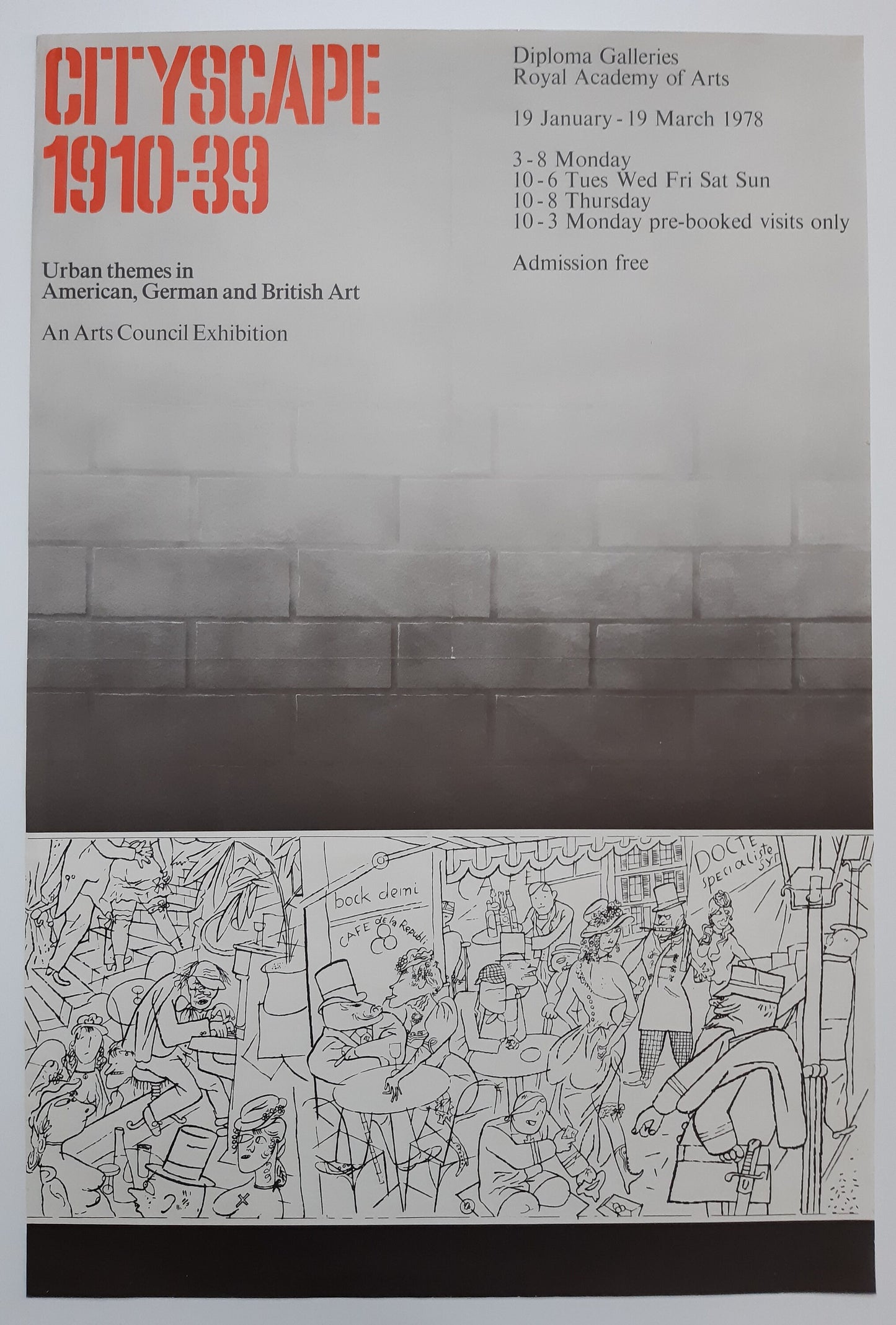 Royal Academy of Arts original poster - 20.1"×29.9" (51×76cm)