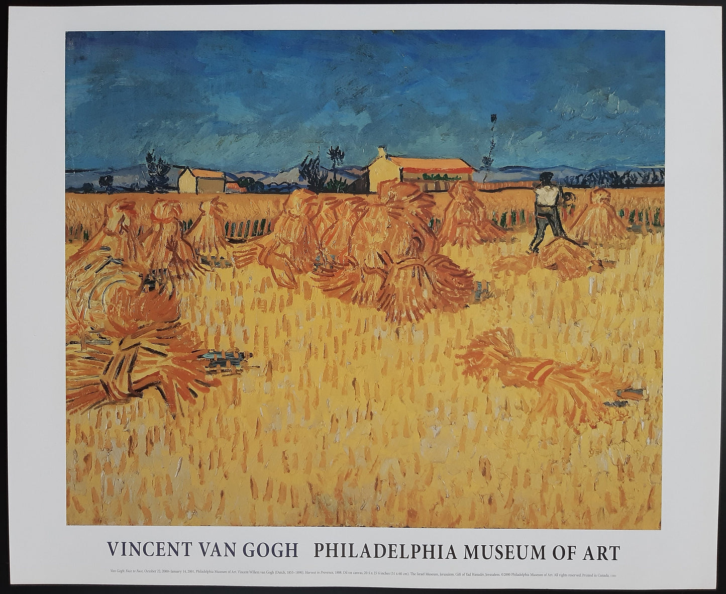 Van Gogh art exhibition poster - 18.1"×22.0" (46×56cm)