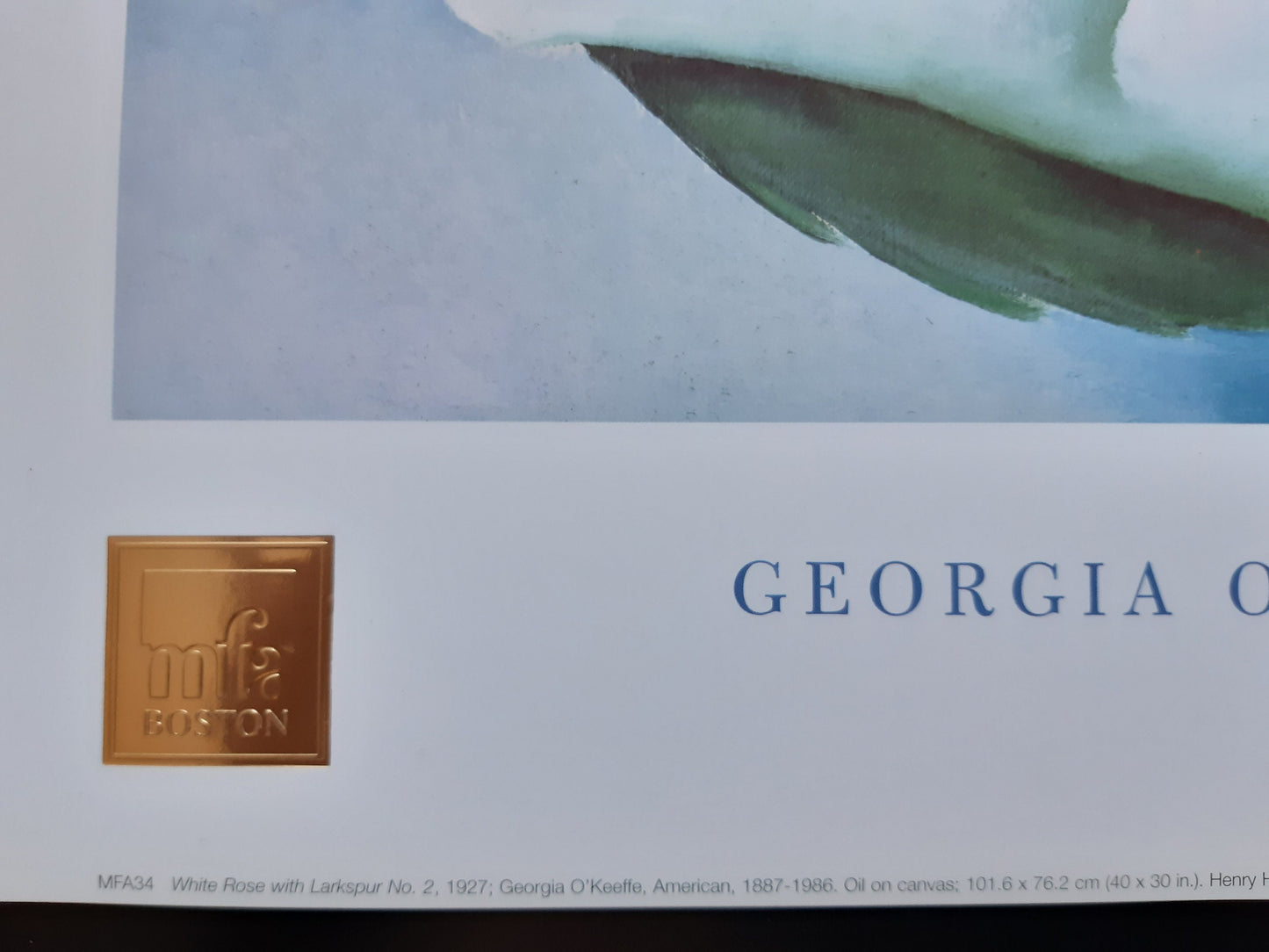 Georgia O'Keeffe original art poster - 23.6"×31.5" (60×80cm)