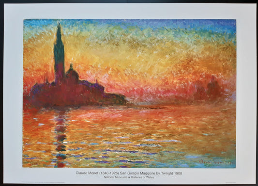Claude Monet original art poster - 27.6"×19.7" (70×50cm)