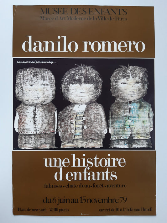 Danilo Romero original art poster - 24.0"×33.1" (61×84cm)