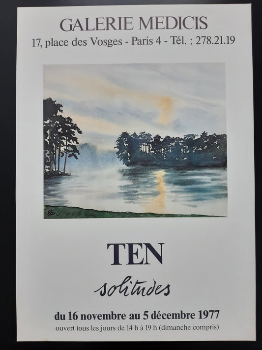 TEN original art poster