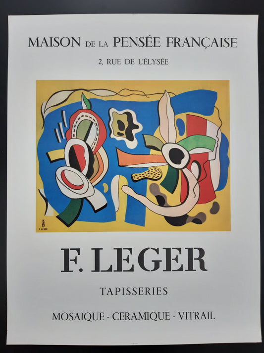 Léger original art poster - 17.7"×22.8" (45×58cm)