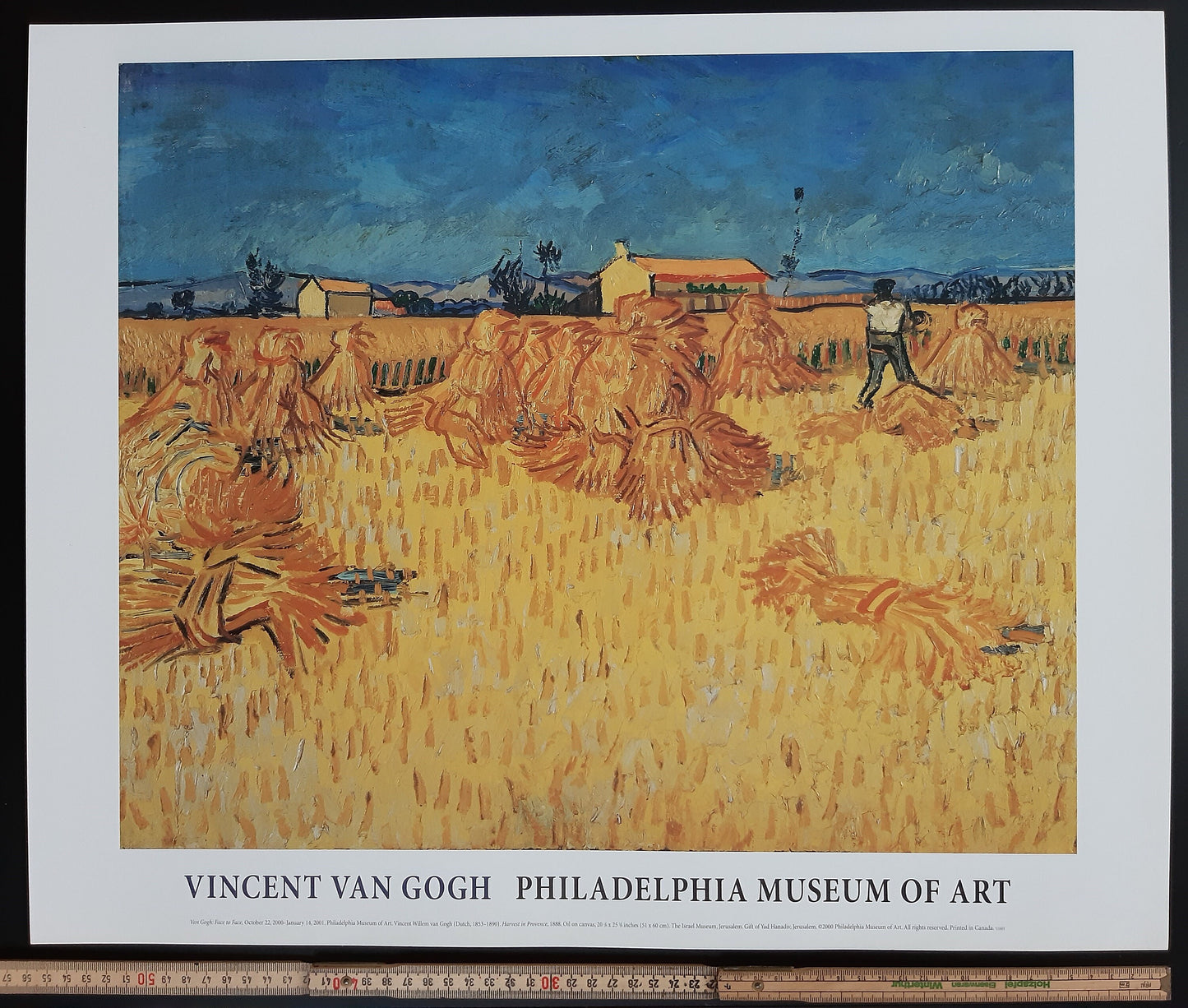Van Gogh art exhibition poster - 18.1"×22.0" (46×56cm)