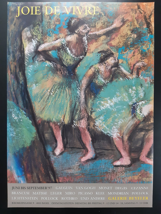 Edgar Degas original art poster - 23.2"×33.1" (59×84cm)