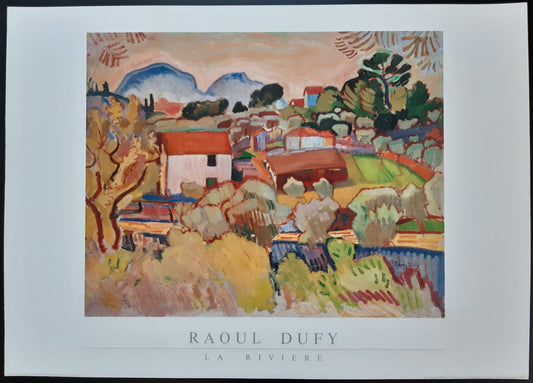 Raoul Dufy original art print - 27.6"×19.7" (70×50cm)