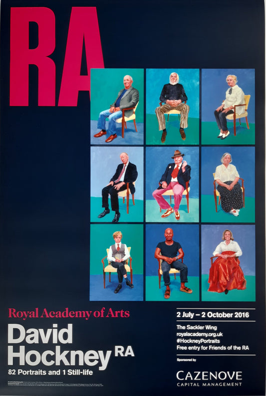 David Hockney original art poster