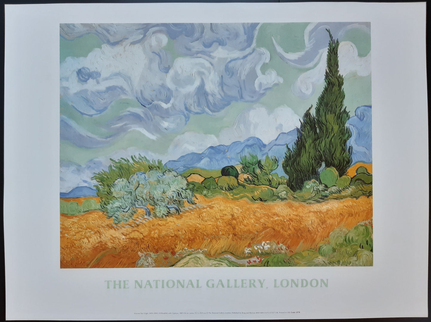 Van Gogh original art poster - 31.5"×23.6" (80×60cm)