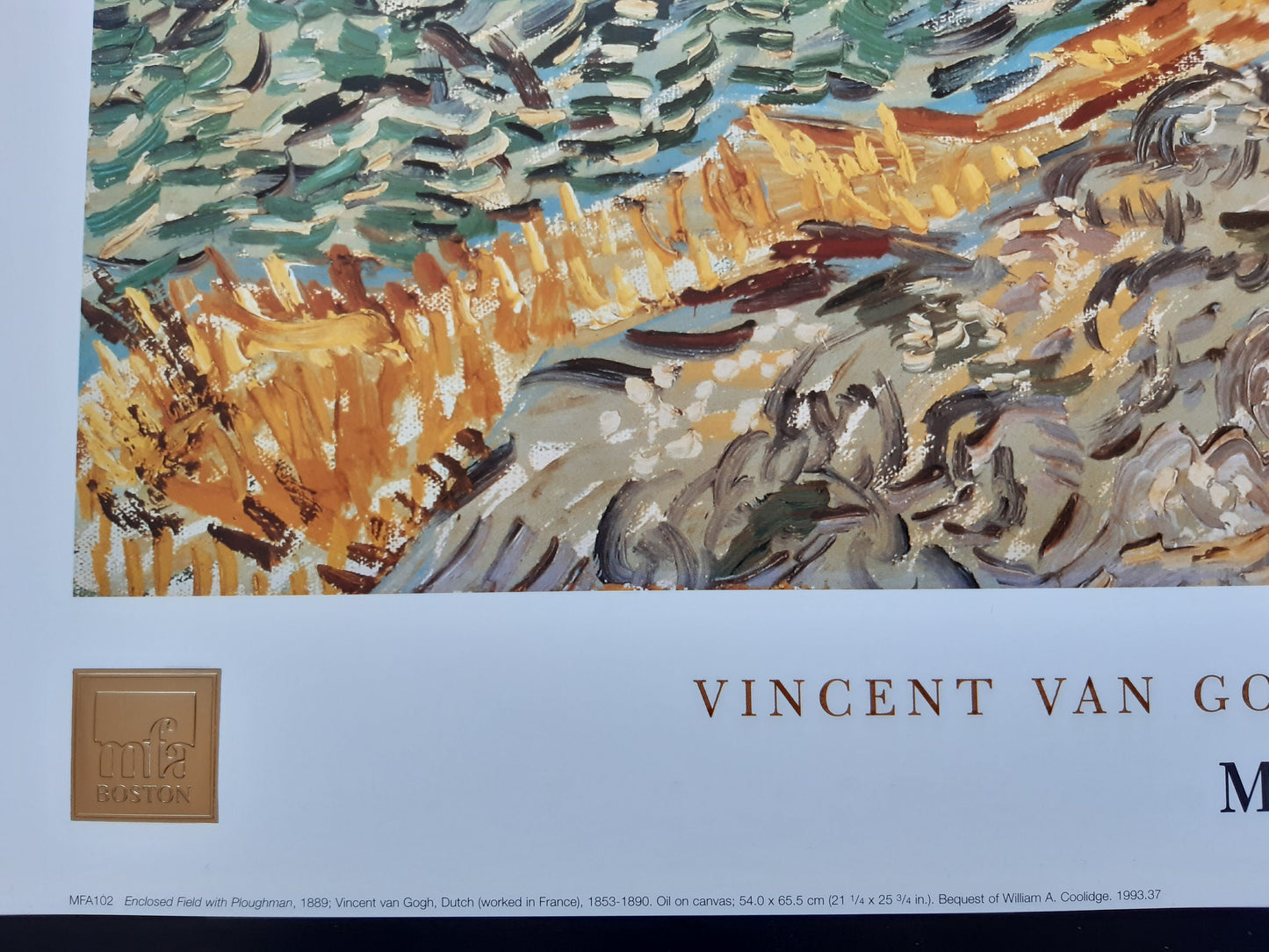 Van Gogh original art poster - 39.4"×27.6" (100×70cm)