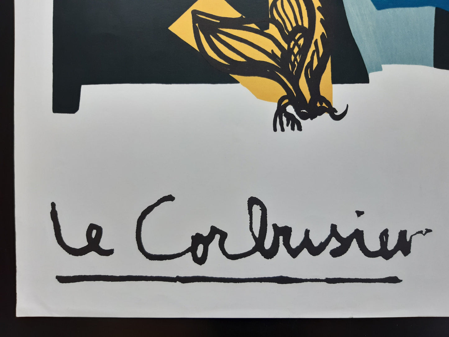 Le Corbusier original art poster - 24.0"×36.2" (61×92cm)