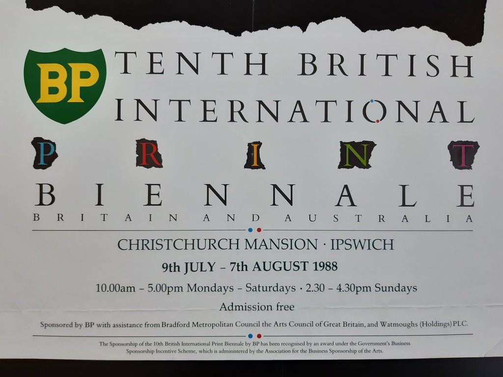 10th British Print Biennale poster - 23.4"×33.1" (59.5×84cm)
