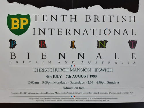 10th British Print Biennale poster - 23.4"×33.1" (59.5×84cm)