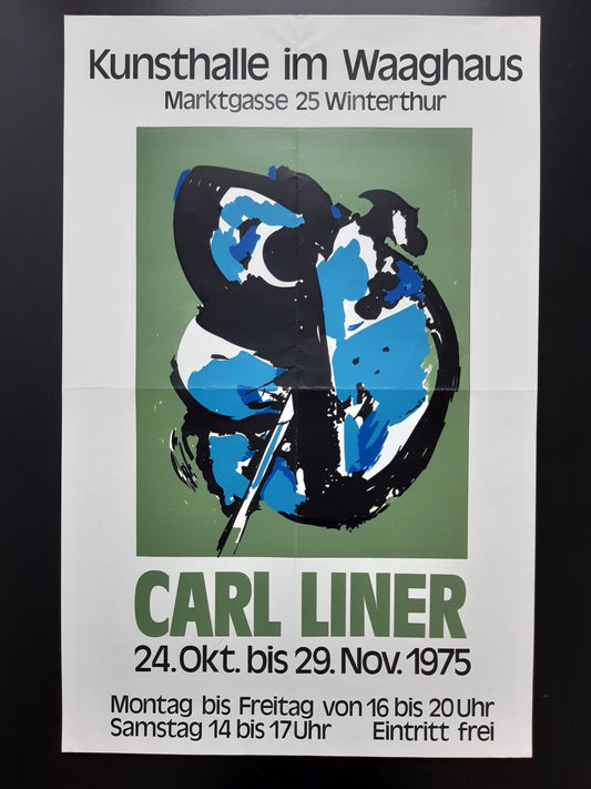 Carl Liner original art poster - 16.1"×24.4" (41×62cm)