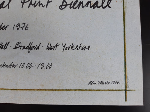 5th British Print Biennale poster - 28.0"×39.8" (71×101cm)