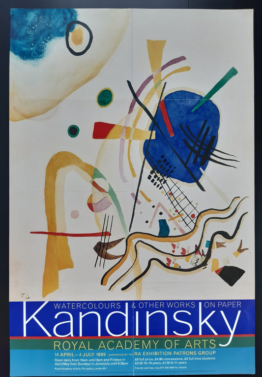 Kandinsky RA original art poster - 20.1"×29.9" (51×76cm)