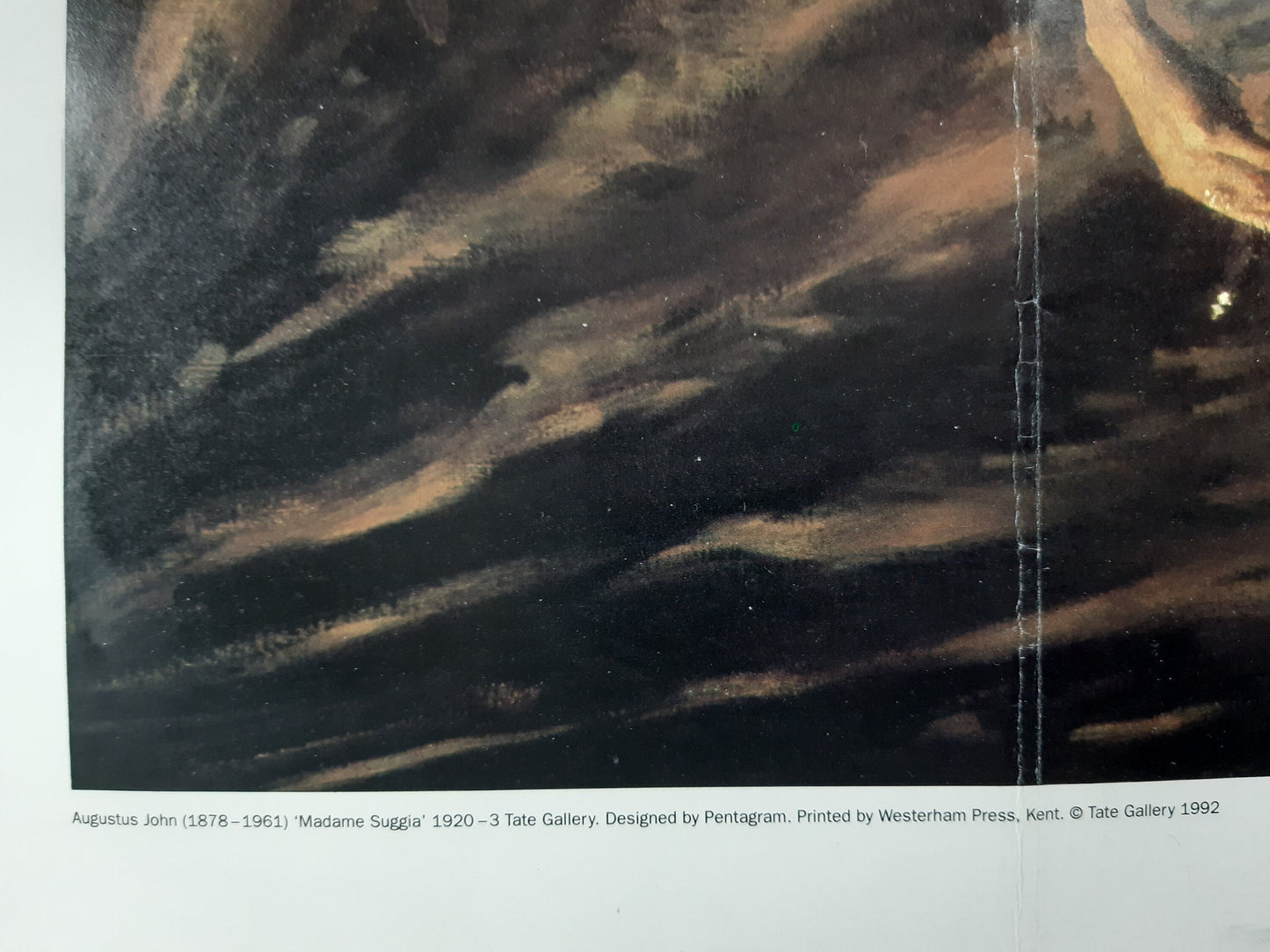 Augustus John Tate original art poster - 20.1"×29.9" (51×76cm)