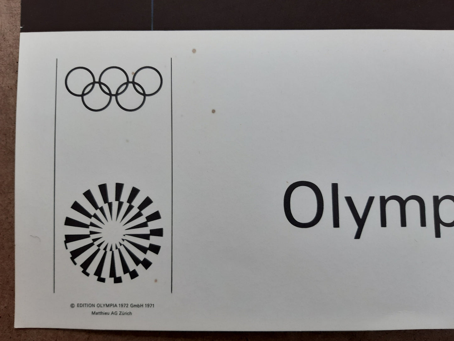 Paul Wunderlich Olympic poster - 24.9"×40.0" (63.2×101.5cm)