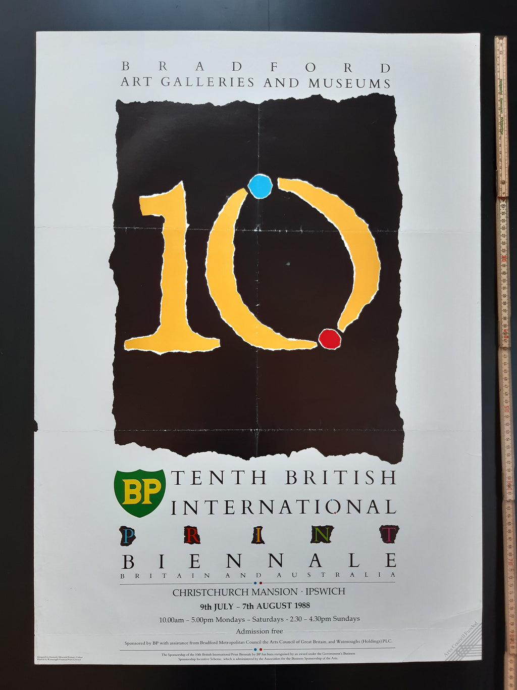 10th British Print Biennale poster - 23.4"×33.1" (59.5×84cm)