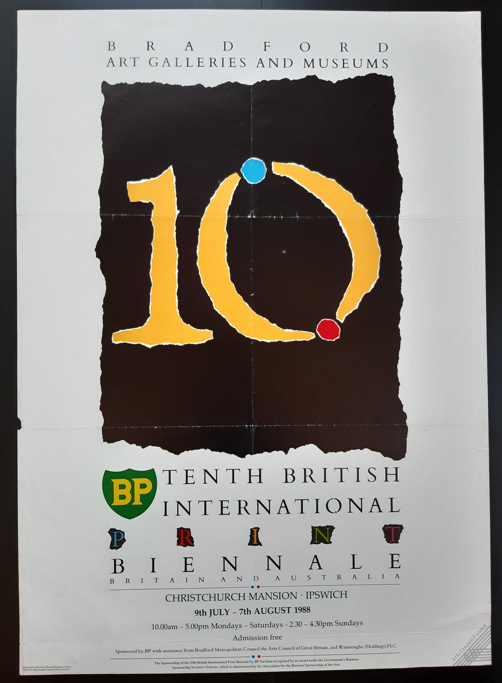 10th British Print Biennale poster - 23.4"×33.1" (59.5×84cm)