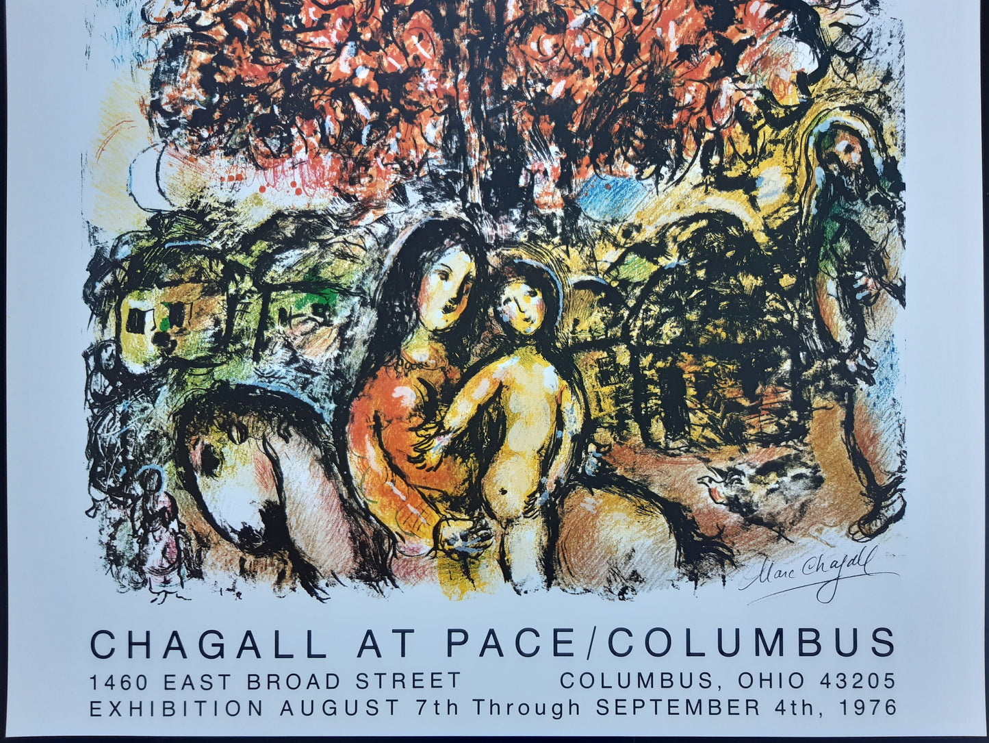 Marc Chagall original art poster - 24.4"×32.1" (62×81.5cm)