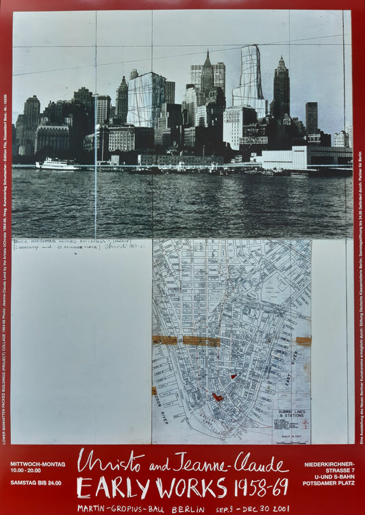 Christo original art poster - 23.2"×33.1" (59×84cm)