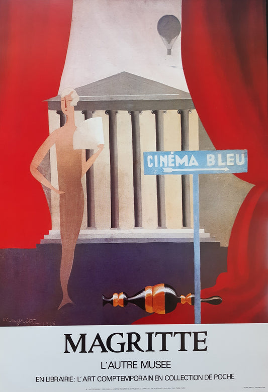 Rene Magritte original art poster - 22.2"×32.9" (56.3×83.5cm)