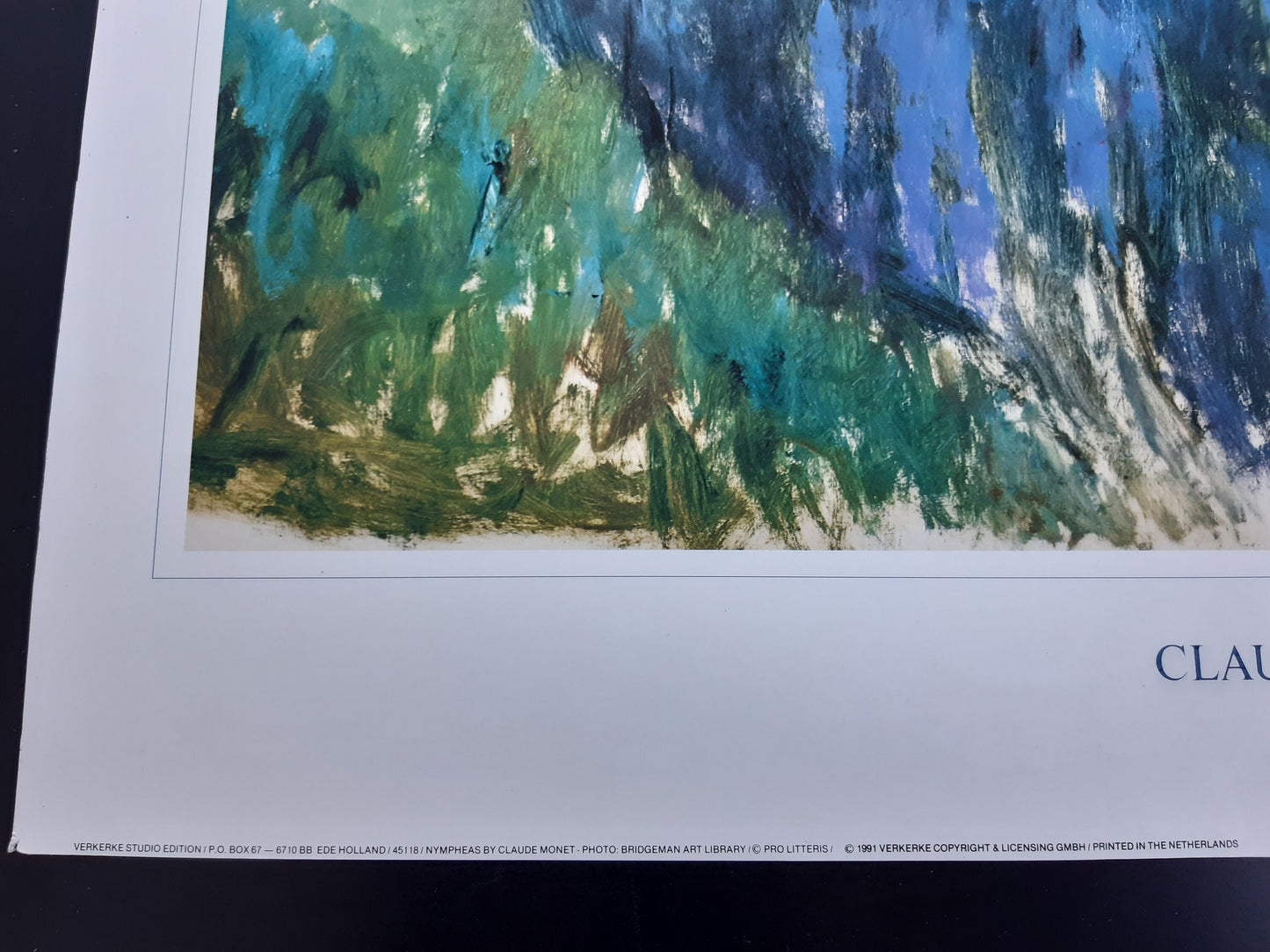 Claude Monet original art print - 23.6"×31.5" (60×80cm)