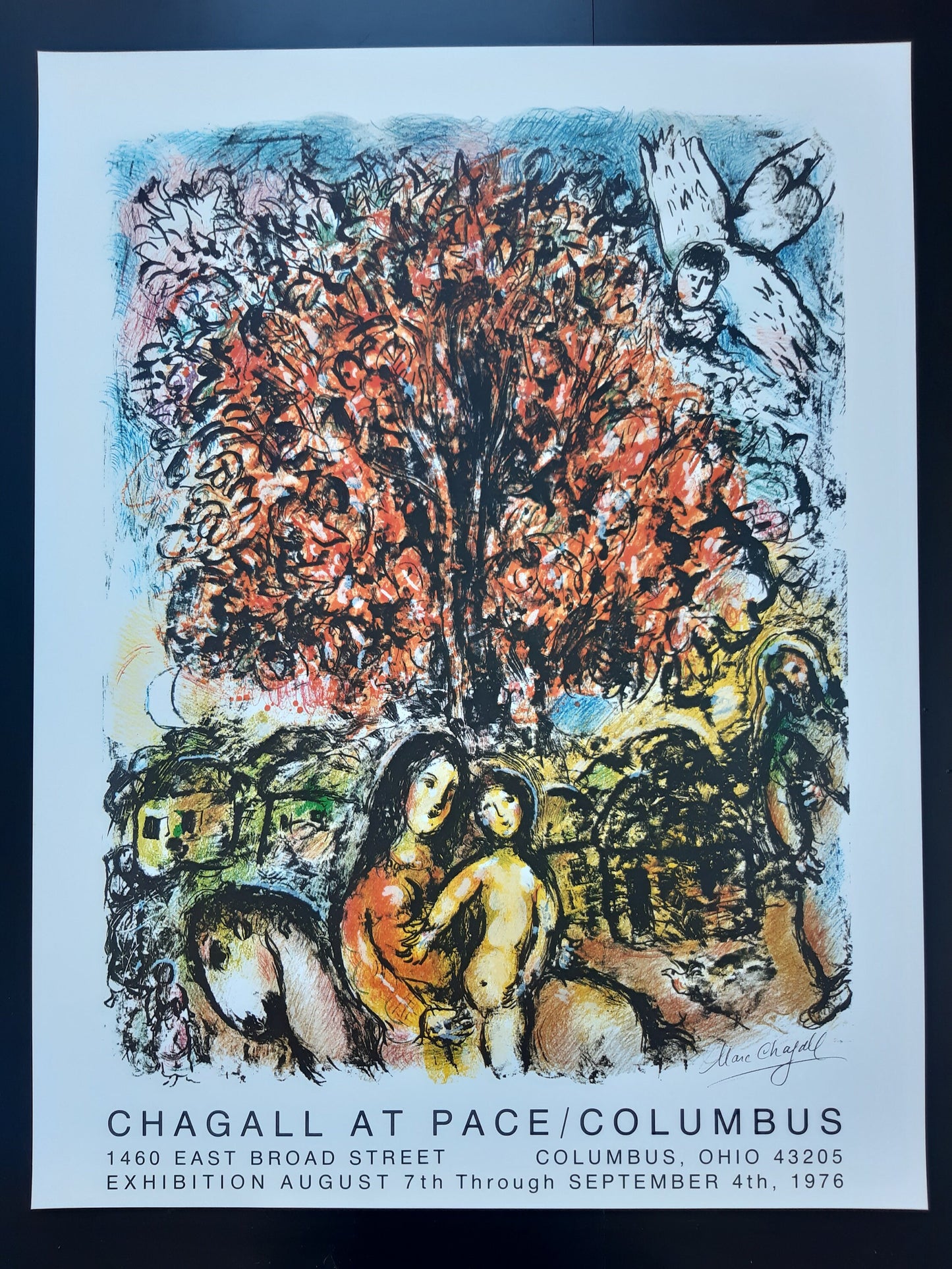 Marc Chagall original art poster - 24.4"×32.1" (62×81.5cm)