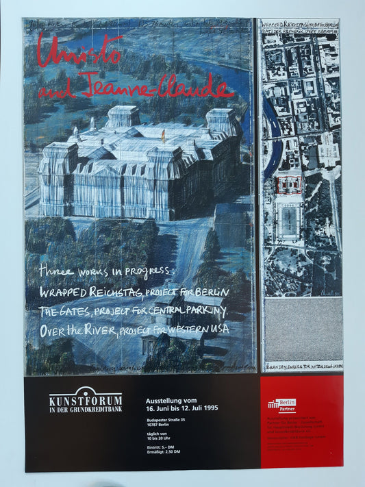Christo original art poster - 23.2"×33.1" (59×84cm)
