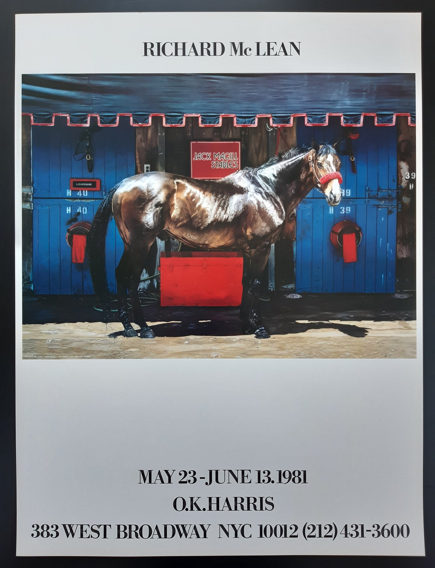 Richard McLean original art poster - 23.6"×31.5" (60×80cm)