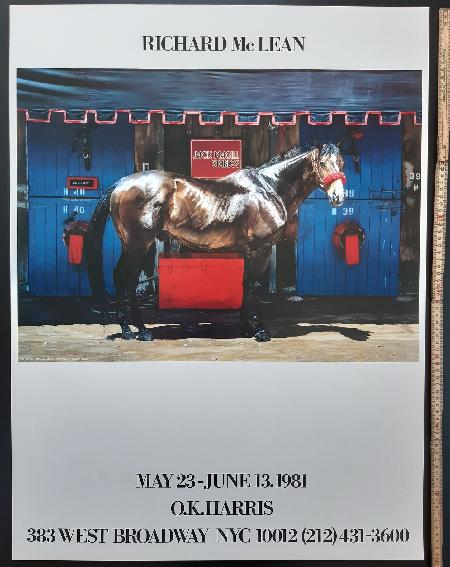 Richard McLean original art poster - 23.6"×31.5" (60×80cm)